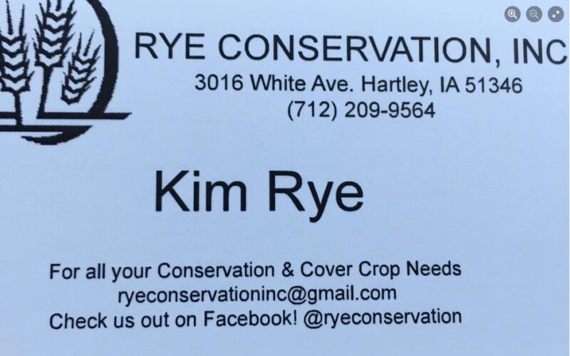 Rye Conservation / Feed Recovery